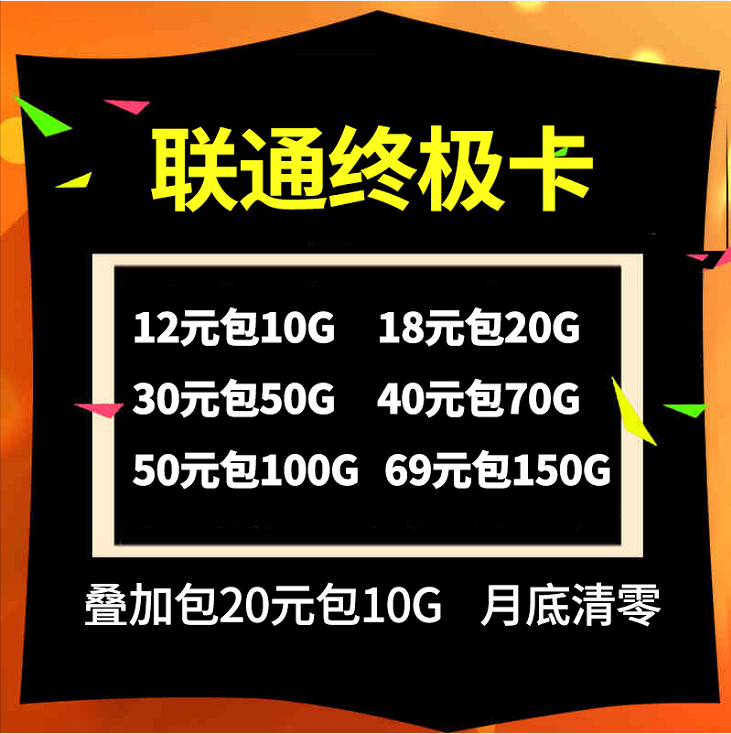 小茗 联通头条卡/超神卡，大量现货 返利高达45%