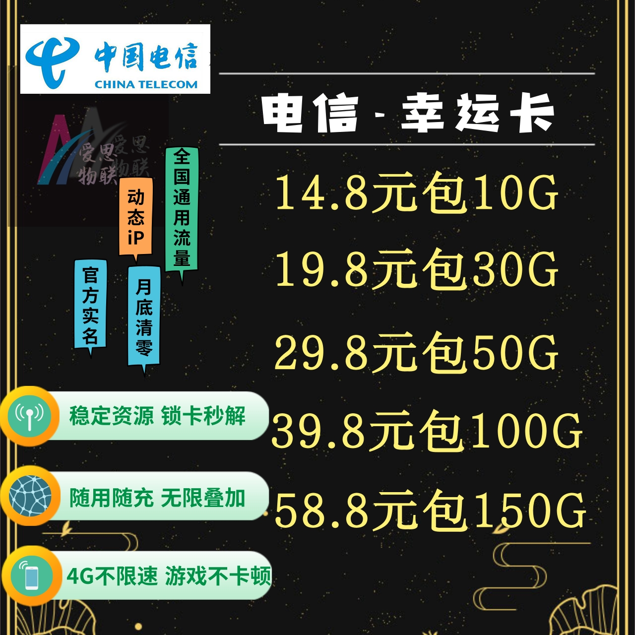 【爱思物联】电信贴片卡手机可用全网首发