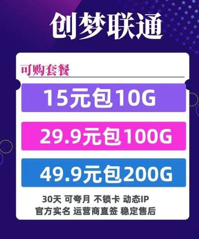 ⭐【创梦物联】50张独立后台 50%顶返  可免费测试 低价代理下单系统