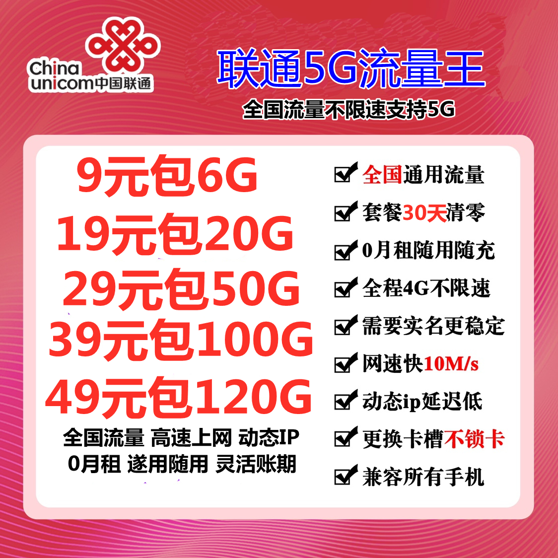 实体公司 直签运营商 招募代理商大量供应联通物联卡 .个人. 专用卡